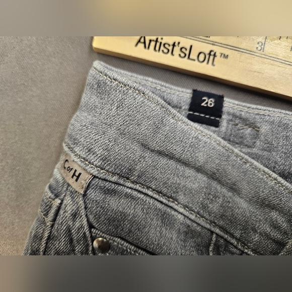 Citizens of Humanity Rocket Crop High Rise Skinny Grey Jeans size 26 - Picture 6 of 7